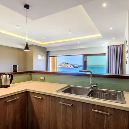 Panorama Sea View 'superb' Villa Platanias (Crete)