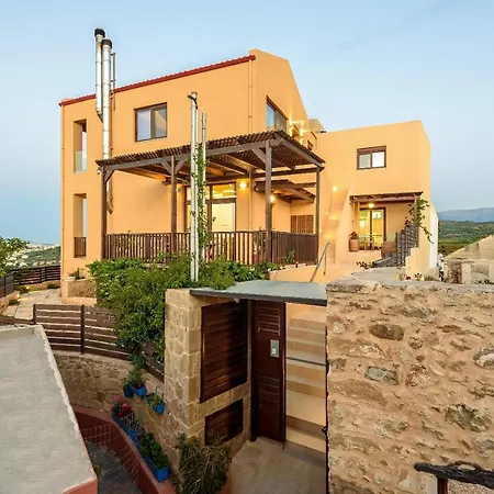 Panorama Sea View 'superb' Villa Platanias (Crete)